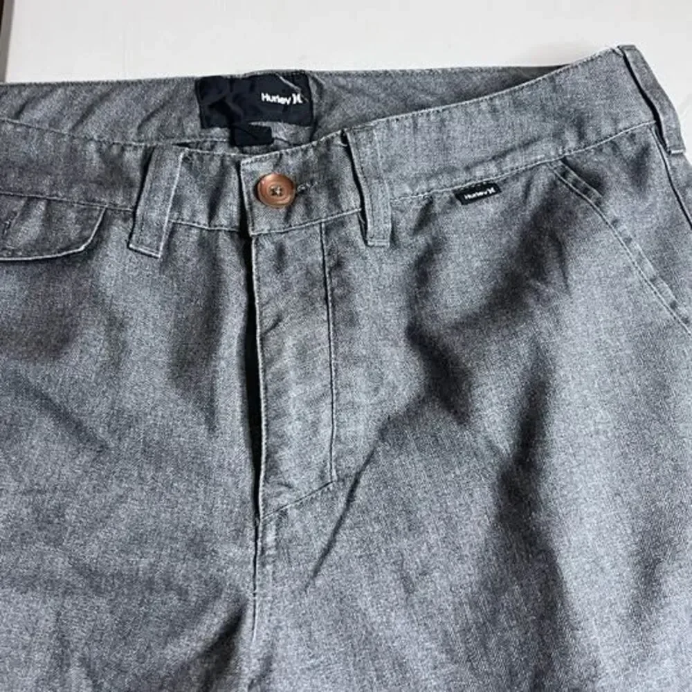 Hurley Grey Herringbone Shorts